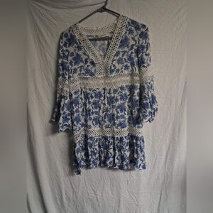 🧡SOLITAIRE Swim Floral Swim Cover Up